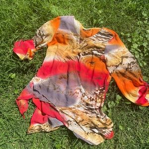 Sunset Snakeskin Blouse